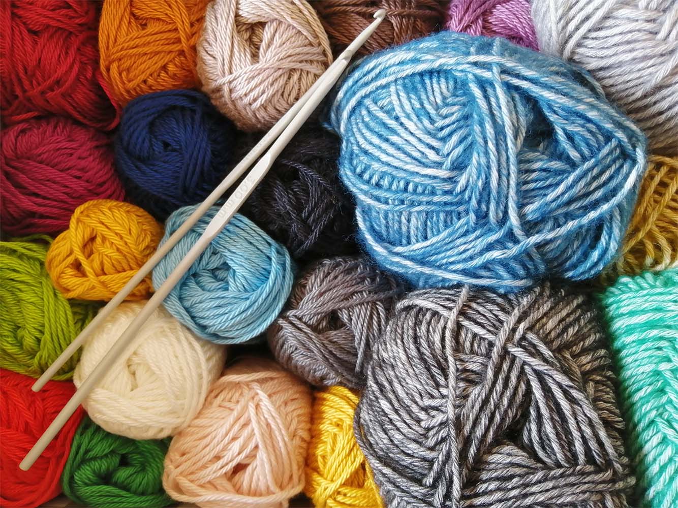 Balls of knitting wool