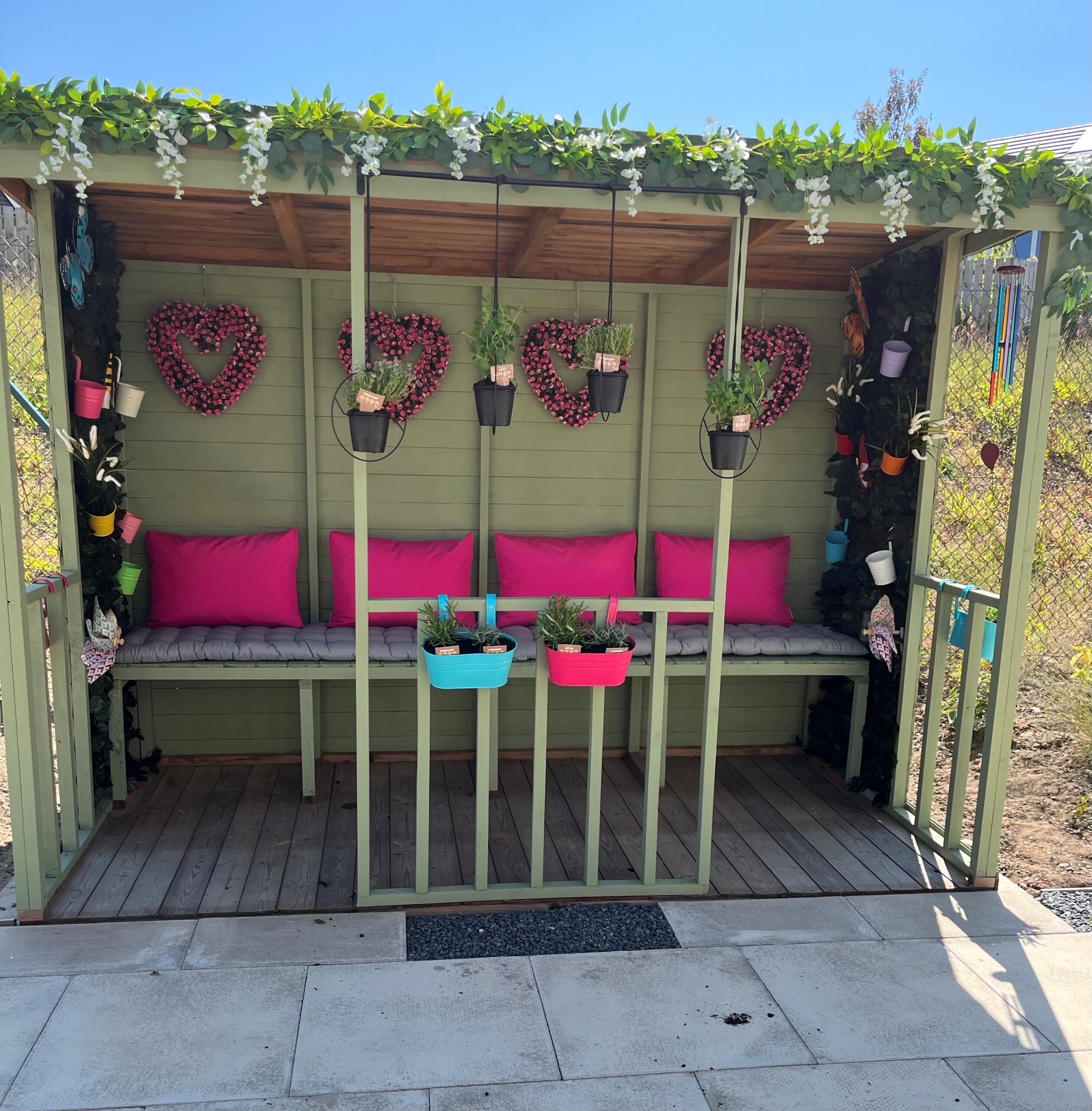 Shed Transformed into Sensory Space in The Garden