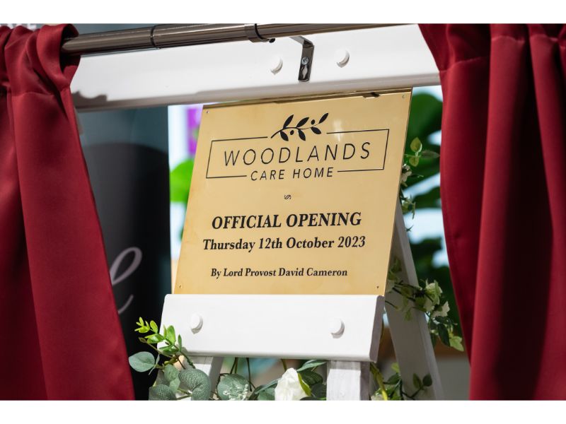 Woodlands Grand Opening Plaque
